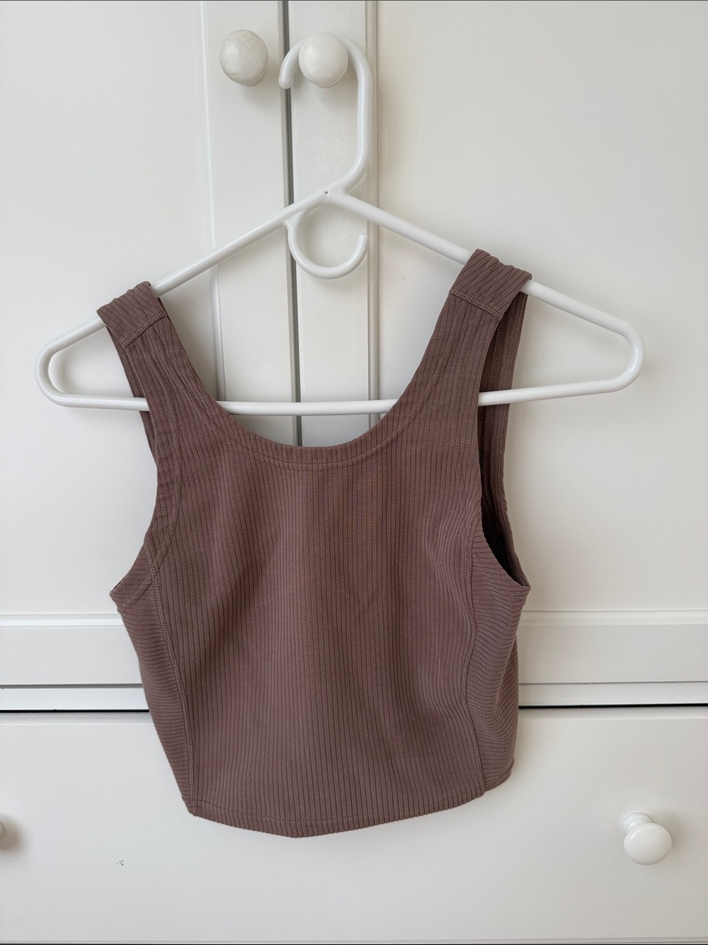 lululemon athletica Ribbed Scoop Tank - Mauve